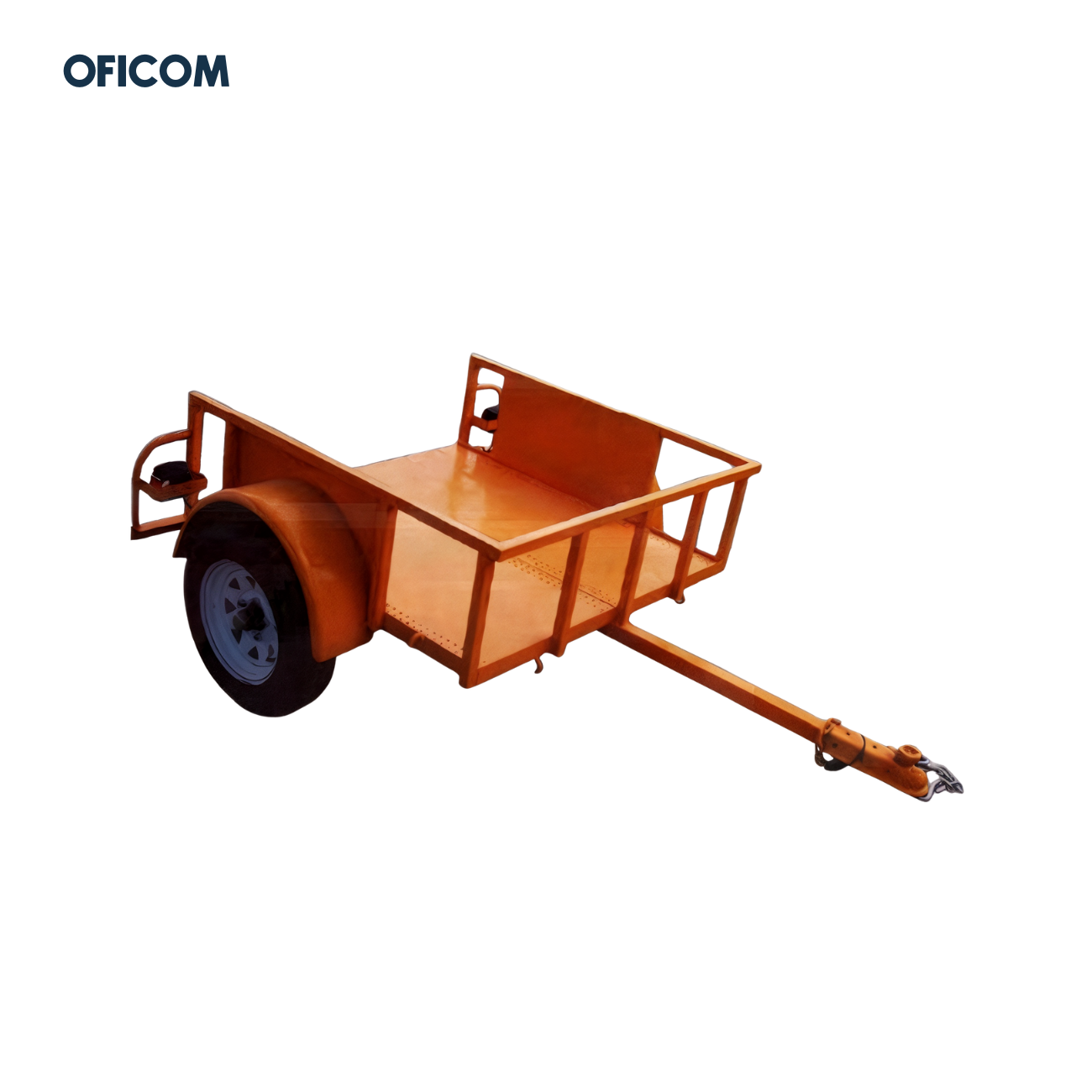 REMOLQUE CAMA BAJA 5.0X8.0 FT CAPACIDAD 500KG