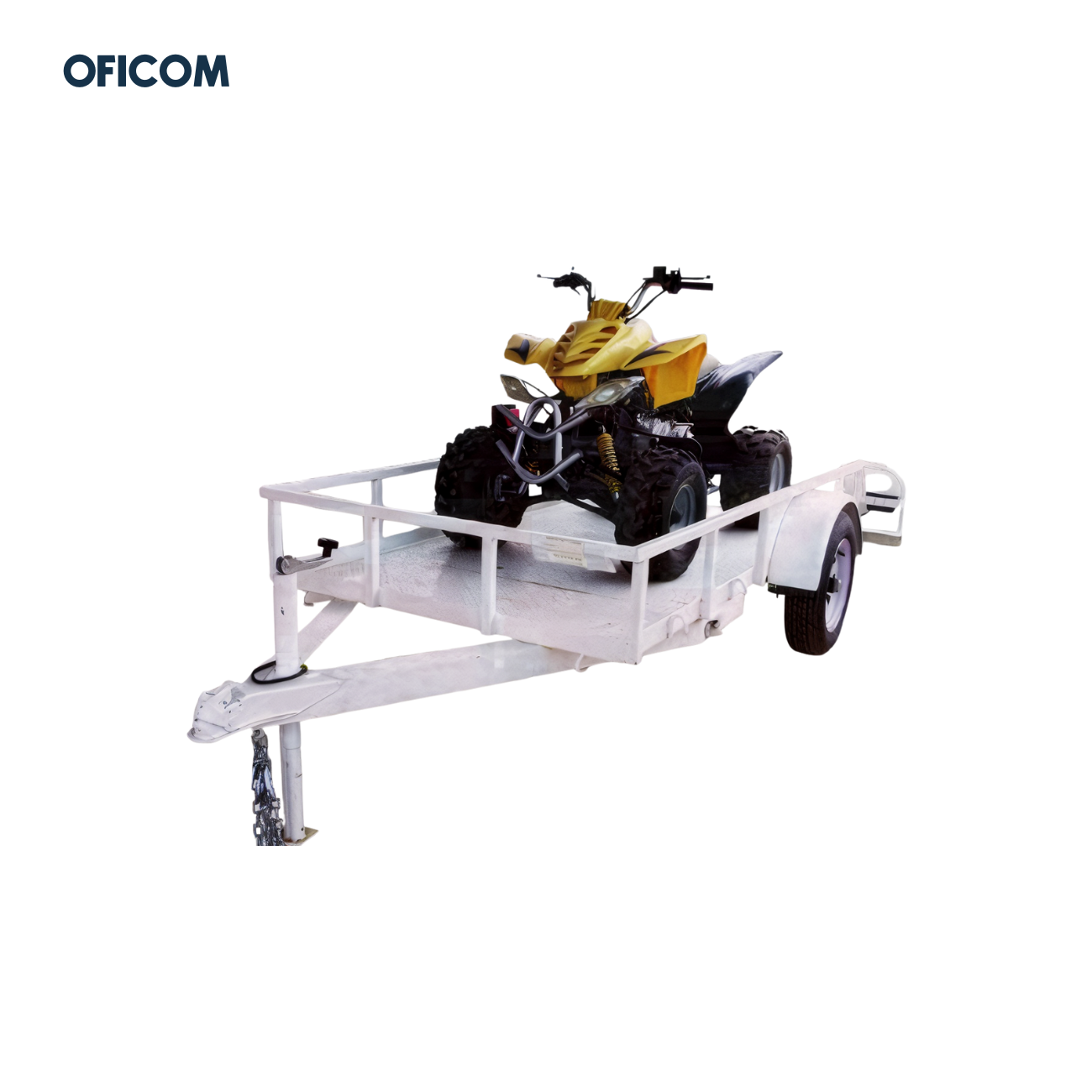 REMOLQUE CAMA BAJA 5.0X11.0 FT CAPACIDAD 800KG